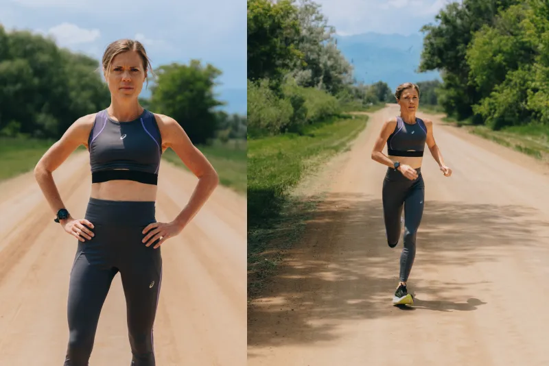 ASICS Athlete running a Marathon.