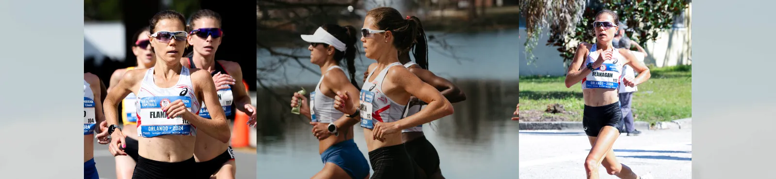 ASICS Athletes running a Marathon.